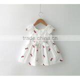 Baby Girls Cotton Dress White Cotton Dress Baby Poplin Cotton Dress thumbnail-3