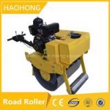 HH-600D gasoline diesel vibratory mini road roller compactor single drum vibrating road roller