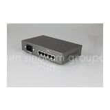 54V DC 65W 5 Port POE Ethernet Switch 10M / 100m Desktop Steel Case