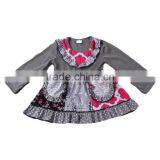 Girls Wholesale Boutique Fall And Winter Outfits 2017 Cotton High Quality Outfits thumbnail-2