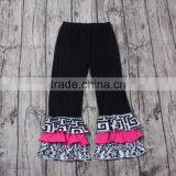 Kids Clothes Wholesale Floral Print Braces Top Match Ruffle Pants Baby Girl Boutique Clothing Sets thumbnail-5