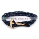 Cuff Cool Men Nylon Rope Anchor Bracelet thumbnail-1