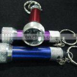 Aluminum Alloy Metal 5led Keychain Flashlight 5led Torch Keychain