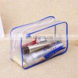 Factory Price Transparent Flat Bottom Reusable Cheap Pvc Customize Cosmetic Pvc Bag With Zipper thumbnail-2