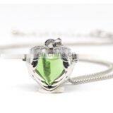 Pure Handmand Oil Bottle Heart Necklace thumbnail-4
