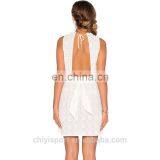 Oem New Fashion Short White High Neck Xxx Ladies Beach Dress thumbnail-4