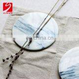 Recyclable Custom Porcelain Round Shape Stocked Bar Coasters For Drink thumbnail-1