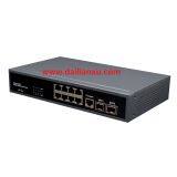 Webmanagement 8ports Loop Self-healing Managed POE Ethernet Fiber Switch With Two Fiber Optical LC thumbnail-2
