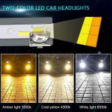 F25c H4 three color temperature intelligent dimming automobile LED headlamp
