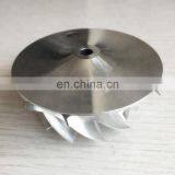 GT15-25 47.50/60.01mm 11+0 Blades 720915-0004/737692-0002 Upgrade Turbo Billet/milling/aluminum 2618 Compressor Wheel for Q7 thumbnail-3