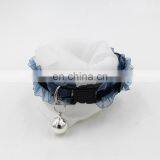 Cute Lace Elastic Band Bell Dog Collar thumbnail-7