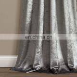 Luxury Rod Pocket Blackout Curshed Velvet Curtain Material thumbnail-4