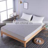 Cotton Fitted Sheet Waterproof Mattress Protector Queen Size Mattress Cover Anti-Wrinkle Fade Resistant Mattress Encasement Elas thumbnail-2