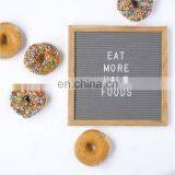 2018 New Arrival Hot Sell Felt Board Letters With Plastics Letters Felt Notice Board for Decoration thumbnail-2