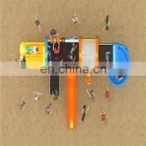 Made In China The Cheapest Price High End Quality Plastic Kids Outdoor Slide Device thumbnail-3