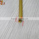 Best Quality Beauty Your Product 6mm u Shape Golden Shiny Plastic Cover Edge Trim Strip Plastic Components thumbnail-1