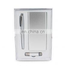 2019 Hot Selling Promotion Gift Set Powerbank With USB Flash Drive and Pen thumbnail-2