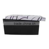 Separate Foldable Storage Ottoman With Lid thumbnail-3