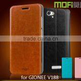 2016 MOFi Case Funda Celular Housing for Gionee V188 , Handset Coque Flip Leather Cover for Gionee V188S thumbnail-1