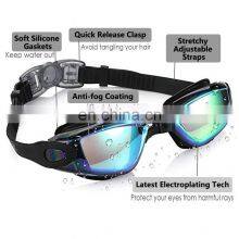 Professional Silicone Swimming Goggles Anti-fog Electroplating UV Swimming Glasses for Men Women Diving Water Sports Eyewear thumbnail-5