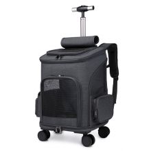 Convenient cat bag trolley case foldable pet bag