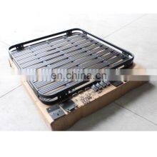 2/4 Doors Black Aluminium Alloy Roof Cargo Rack Trunk Basket Luggage Carrier for Jeep Wrangler JK 2007+ Auto Accessories thumbnail-1