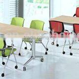Sectional Wood Folding Conference Table Furniture thumbnail-5