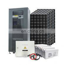 Type 5kw 5000w Complete Home Use on Grid-tie off Grid Solar Power System Kit on Grid With Batteries thumbnail-1