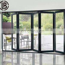 Patio Accordion Black Glass Aluminum Folding Doors Designs