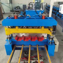 Double Layer PPGI Color Metal Corrugated IBR Roofing Sheet Cold Deck Roll Forming Making Machine Factory Price