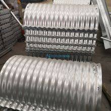 Metal Culvert Pipe Two Plates Assembled Large Diameter Corrugated Pipe Supplier thumbnail-5