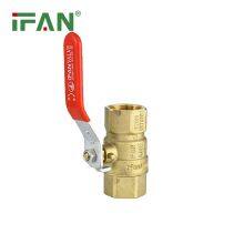 IFAN Free Sample Brass Ball Valve Heat Resistant Brass Forging Ball Valve