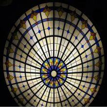 Modern Hotel Lobby Custom Large Ceiling Handmade Art Gold Glass Pendant Chandelier thumbnail-1
