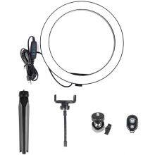 Professional 10 Inch Led Photo Light Ring Lamp Dimmable Circular Beauty Lamp Tripods Selfie Photographic Lighting thumbnail-6