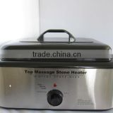 2014 hot selling large 18Q hot massage stone heater