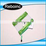 2014 Pvc Plastic Bags With Zipper and Handle Steel Wire