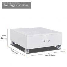 HN-SPH2 Printer Stand Cabinet, Cold Rolled Steel, 260mm Height, 150KG Capacity, Heavy Duty Under Desk Storage With Silent Wheels for Home Office thumbnail-3