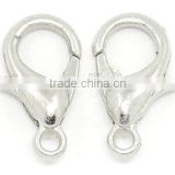 Factory Price Stainless Steel Leaser Lobster Clasps Silver Color Lobster Clasp Jewelry Findings