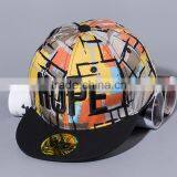 HOPE Embroidery Checked Plaid Snapback Boys Girls Flat Cap thumbnail-2
