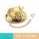 Gold Plating Shell Shaped Tea Infuser thumbnail-1
