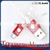 Fluorescent Visible Micro Usb 2.0 Charging Sync Cable 2.0 For Samsung S7 Edge thumbnail-6