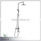 Brushed chrome surface treatment single handle wall mounted stainless steel cement mixer SS8002