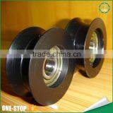 China Low Price High Speed pu Pulley Sheave Rollor v Groove Plastic Pulley Wheel Bearing thumbnail-6