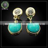 Wholesale Fashion Kallaite Heavy Jewelry Set Gold Plated for Young Girl (HA4122009 ) thumbnail-5