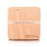 AWC910 Best Quality Beech and Walnut Wood+Aluminium Portable Charger Power Bank 10400mah Power Bank thumbnail-2