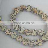 Wholesale 25mm Rough Coins Dalmatine Jasper thumbnail-1