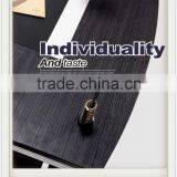 2 Step Black Modern Office Desk thumbnail-4