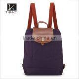 Nylon With Leather Fabric Women Backpack Wholesale