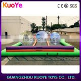 factory price lane zorb track,inflatable zorb ball track, inflatable air tumble track