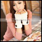 Button Warmers Gloves - Womens Fingerless Gloves - Wrist Warmers - Texting Gloves 7 Colors at Stock thumbnail-2